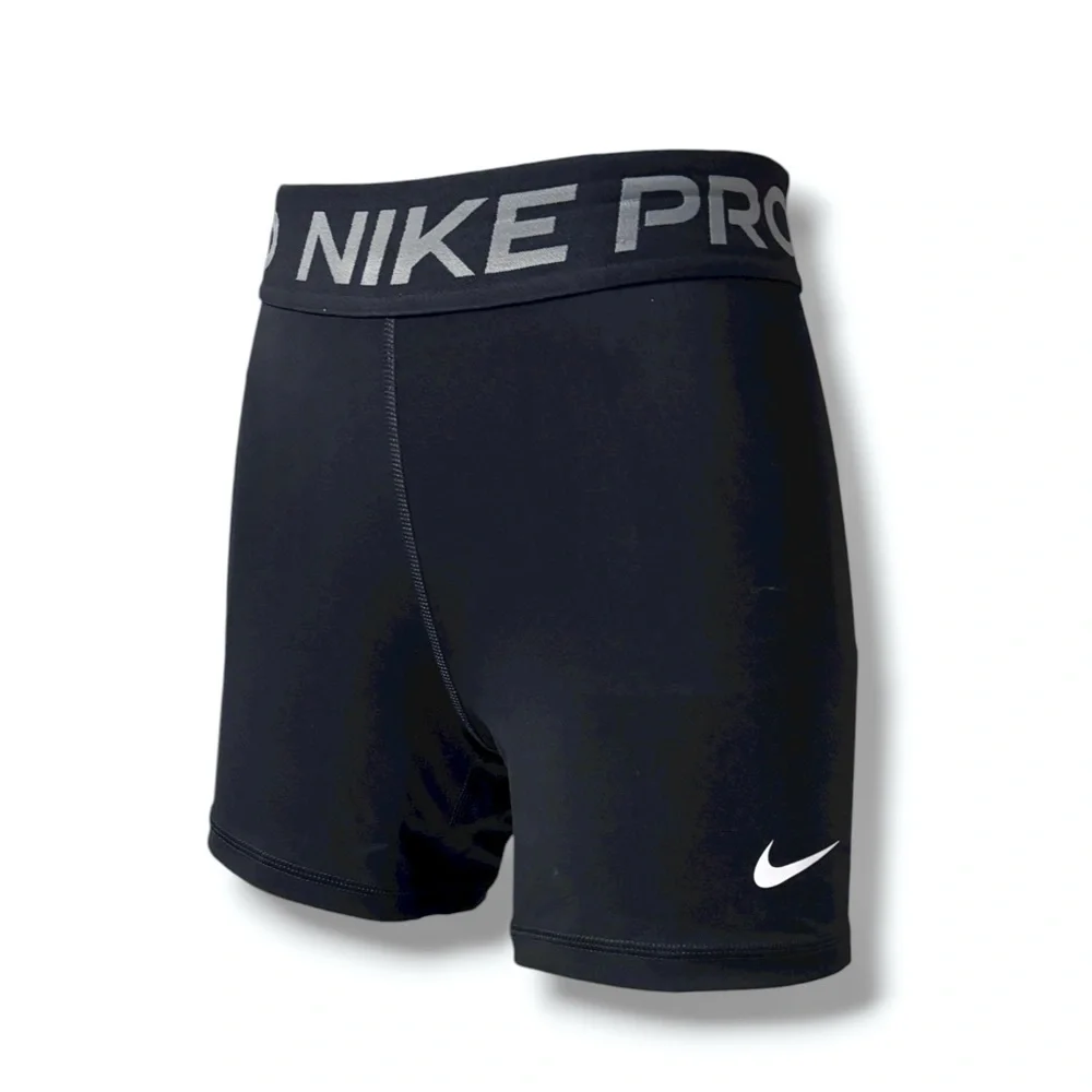 NIKE PRO DRI-Fit 5” Shorts Black/Grey Size Small - Picture 13 of 13